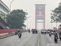Kualitas Udara Palembang Pagi Ini Tidak Sehat, Warga Diminta Pakai Masker