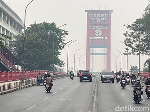 Udara Palembang Sempat Berbahaya, Pagi Ini Tidak Sehat