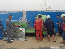 Mobil Damkar di Samarinda Alami Kecelakaan, Satu Relawan Dirawat