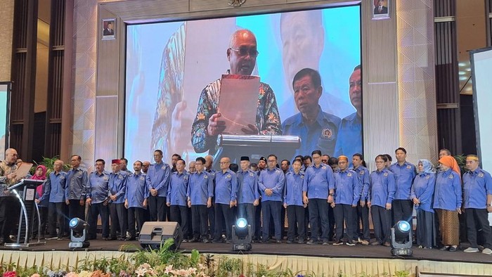 Pelantikan pengurus PWI Sulsel periode 2026-2031.