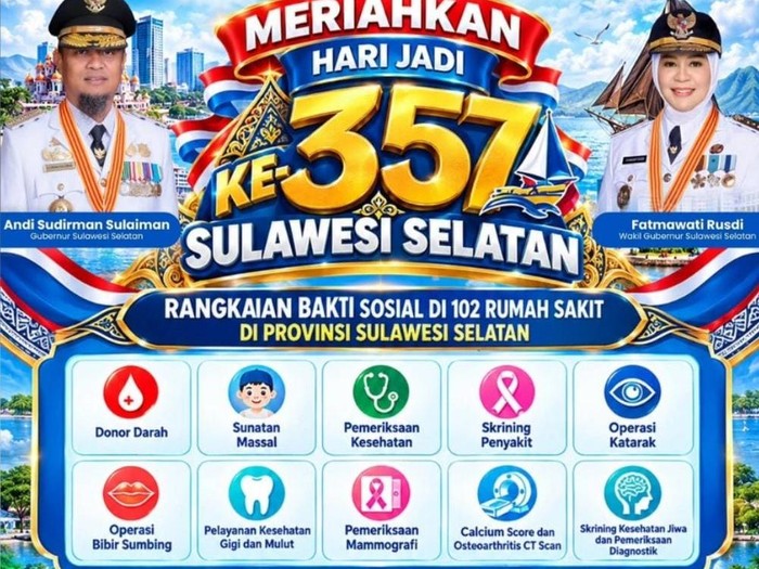 Pemprov Sulsel siapkan 100 RS untuk membuka pelayanan medis gratis.