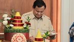 Ultah ke-75, Ini 8 Momen Prabowo Kulineran dari Bakmi hingga Tumpeng