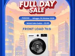 Diskon Asyik Mesin Cuci Front Load 7KG di Transmart Full Day Sale!