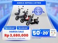 Sepeda Listrik Ada Diskon Menarik di Transmart Full Day Sale