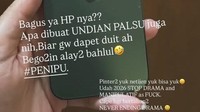 Dalam unggahannya, Gamyla, menuliskan untuk setop drama dan manipulatif. Foto: Instagram @gamylaashab
