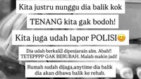 Gamyla menuliskan keluarga juga sudah siap dengan langkah hukum. Gamyla merasa apa yang dilakukan adiknya itu sudah meresahkan banyak orang. Foto: Instagram @gamylaashab