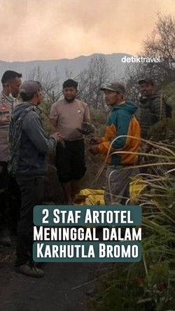 Video: 2 Staf Artotel Meninggal dalam Karhutla Bromo