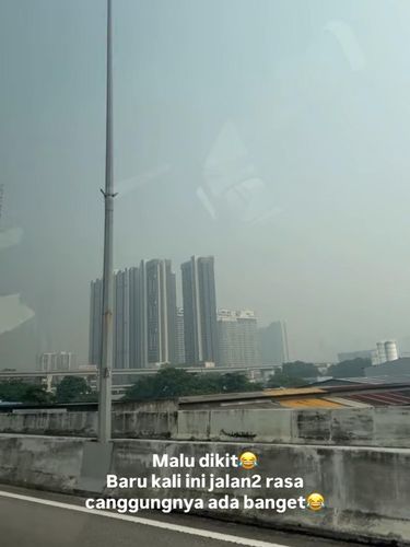 Cesen perlihatkan asap imbas Karhutla di Indonesia.