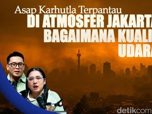 Asap Karhutla Terpantau di Atmosfer Jakarta, Bagaimana Kualitas Udaranya?