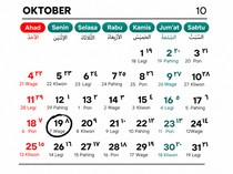 Tanggal 19 Oktober 2026 Memperingati Apa? Ada 4 Momen Penting dan Menarik