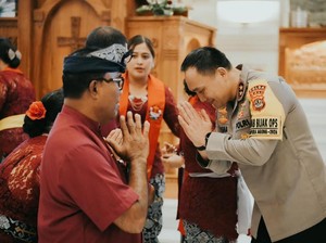 Minggu Kasih, Kapolda Bali Sapa Jemaat Gereja di Denpasar