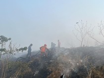 Kebakaran TPA Parepare Belum Padam gegara Tumpukan Sampah Kering