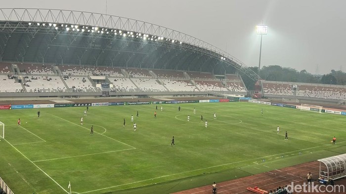 Laga Sumsel United Vs Persikad Depok di GSJ, Palembang.