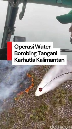 Video Operasi Water Bombing di Taman Nasional Tanjung Puting
