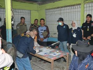 5 Orang Diamankan Saat Polisi Gerebek Bedeng Dijadikan Tempat Narkoba