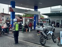 Kapolres Kediri Kota Pastikan Stok BBM Aman, Warga Diminta Tak Menimbun