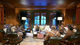 Prabowo Terima Sekjen PBB Antonio Guterres di Kediaman Hambalang
