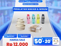 Alat Makan & Minum Banting Harga di Transmart Full Day Sale