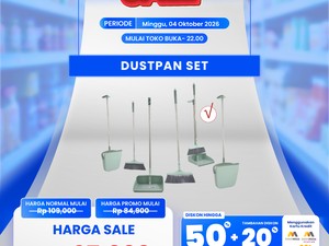 Alat Kebersihan Diobral di Transmart Full Day Sale, Serbu!