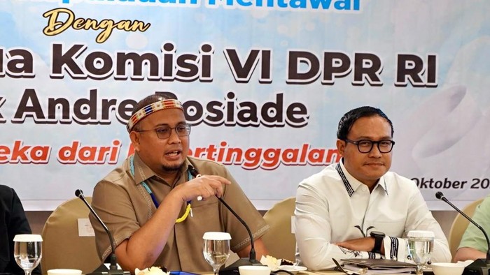 Wakil Ketua Komisi VI DPR Andre Rosiade dan Bupati Mentawai (dok istimewa) Andre Rosiade bertemu Bupati Mentawai