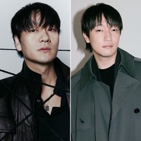 Park Haesoo dan Son Sukku menjadi salah satu aktor Korea yang sangat mirip. Keduanya memiliki bentuk wajah dan potongan rambut serupa. Foto: dok. Instagram Foto: Dok. Instagram