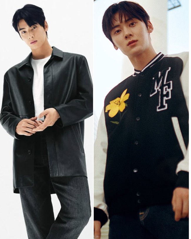 Cha Eunwoo dan Hwang Minhy juga sering dianggap kembar. Mereka memiliki postur dan wajah yang mirip. Foto: Dok. Instagram