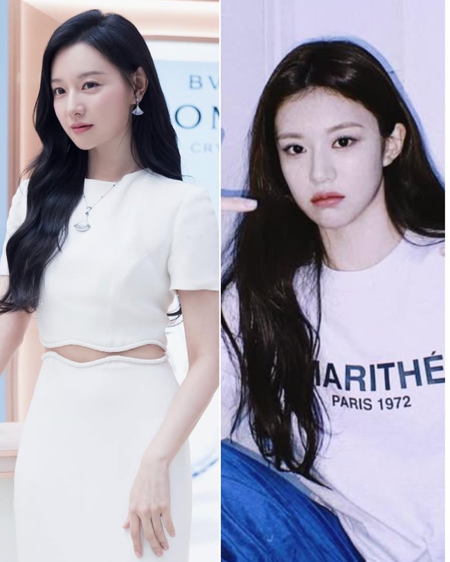 Kim Jiwon dan Go Younjung sering terlihat dibilang mirip. Menurutmu bagaimana? Foto: Dok. Instagram