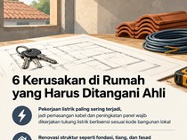 Sering Dikira Sepele, 6 Jenis Kerusakan di Rumah Ini Harus Diurus Ahli