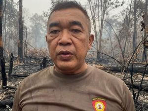Pejuangan Iptu Agus Padamkan Karhutla Sampai Suara Hilang Digempur Asap