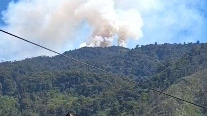 Jalur pendakian Gunung Latimojong ditutup akibat kebakaran hutan yang meluas.