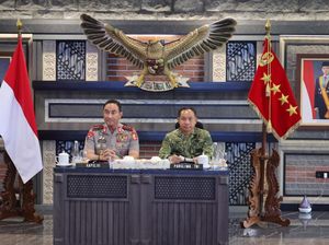 Temui Panglima TNI, Kapolri Bahas Narkotika hingga Tambang Ilegal