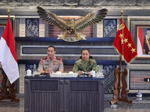 Temui Panglima TNI, Kapolri Bahas Narkotika hingga Tambang Ilegal