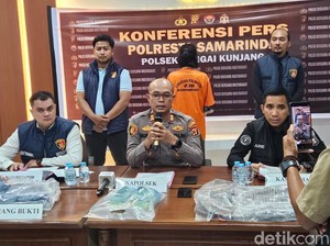 Rekaman CCTV Ungkap Aksi Perempuan Mau Bakar 4 Bangunan di Samarinda