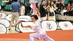 Bahagia Kris Dayanti Raih Medali Kejuaraan Wushu Ditonton Suami dan Anak