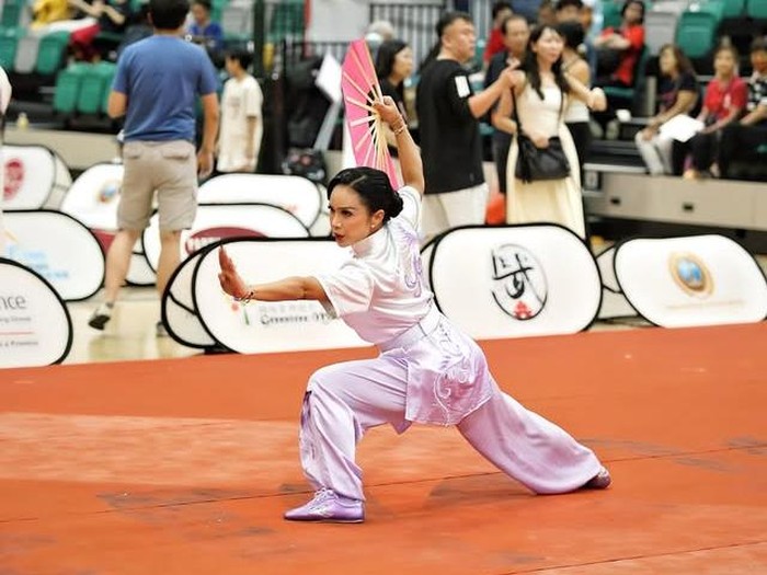 Kris Dayanti ikut kejuaraan wushu