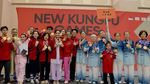 Bahagia Kris Dayanti Raih Medali Kejuaraan Wushu Ditonton Suami dan Anak