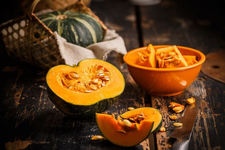 Labu pumpkin. Ilustrasi