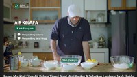 Minuman Segar ala dr. Zaidul Akbar, Fiber Mocktail Kelapa Penangkal Kanker
