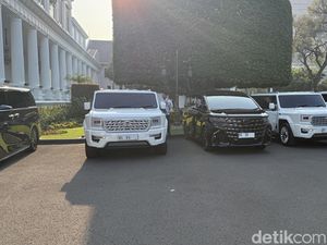 Ramai-ramai Anggota Kabinet Mulai Pakai Maung ke Istana