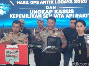 Polisi Temukan Senjata Api Ilegal di Markas Bandar Sinte KBB