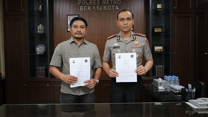 Polres Metro Bekasi Kota menggandeng industri lewat program Polisi Peduli Pengangguran (Poliran).