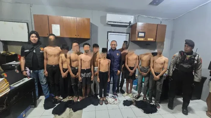 Remaja tawuran di Bone diamankan.