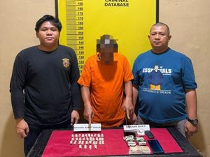 Operasi Narkoba di Panipahan Riau: Bandar Dibekuk, 34 Paket Ganja Disita