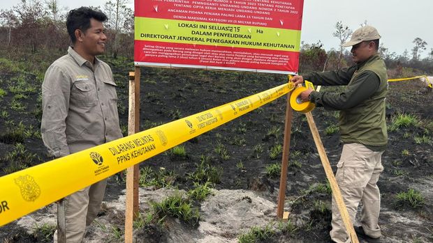 Sebanyak 9 perusahaan di Kalimantan Barat (Kalbar) masuk daftar perusahaan yang dikenai sanksi administratif oleh Kementerian Kehutanan terkait karhutla. (Istimewa/Dok Kemenhut) Sebanyak 9 perusahaan di Kalimantan Barat (Kalbar) masuk daftar perusahaan yang dikenai sanksi administratif oleh Kementerian Kehutanan terkait karhutla. (Istimewa/Dok Kemenhut)