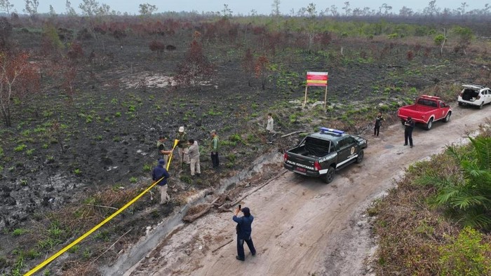 Sebanyak 9 perusahaan di Kalimantan Barat (Kalbar) masuk daftar perusahaan yang dikenai sanksi administratif oleh Kementerian Kehutanan terkait karhutla. (Istimewa/Dok Kemenhut)