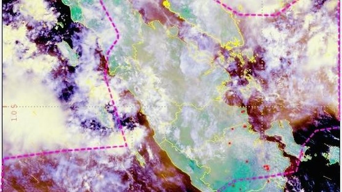 Sebaran kabut asap di Bengkuku