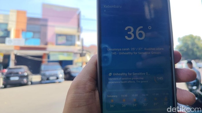 Suhu siang di Kota Cirebon capai 36 derajat Celsius