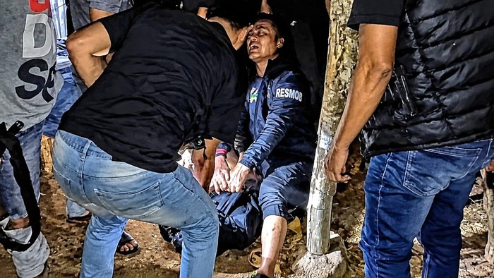 Tangkapan layar saat pelaku pembunuhan Rini di Sukabumi