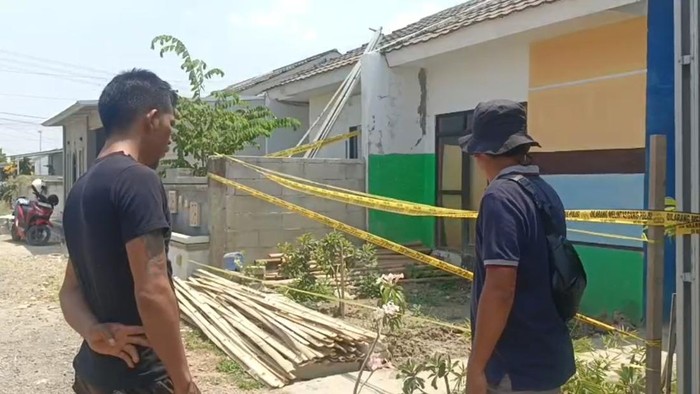 Lokasi rumah HS di Desa Kemukten Kersana.
