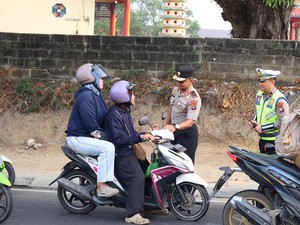 Wakapolda Babel Turun ke Jalan Pantau Arus Lalin di Pangkalpinang